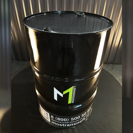 Бочка металлическая 200 литров черная глянцевая купить в Мариуполе